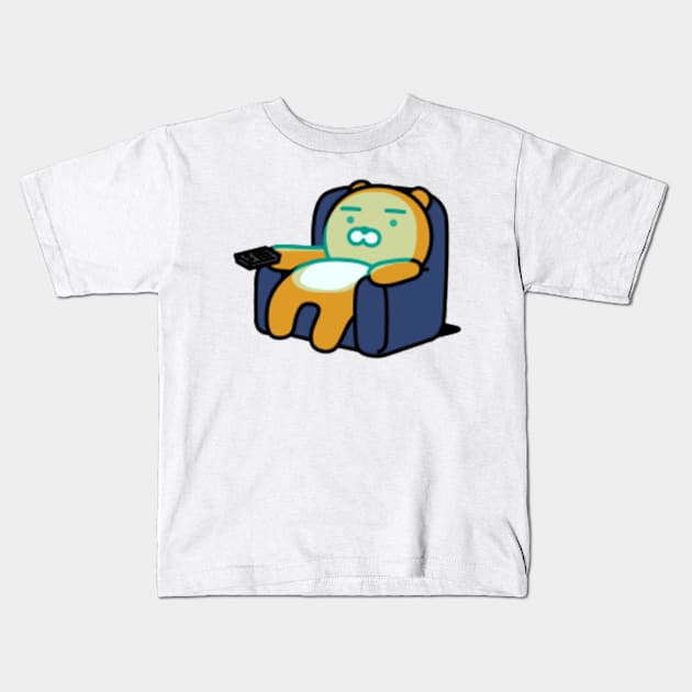 KakaoTalk Friends Hello! Ryan (카카오톡 라이언) Kids T-Shirt by icdeadpixels